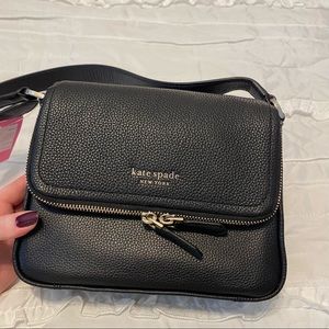 Kate Spade Black Runaround Crossbody